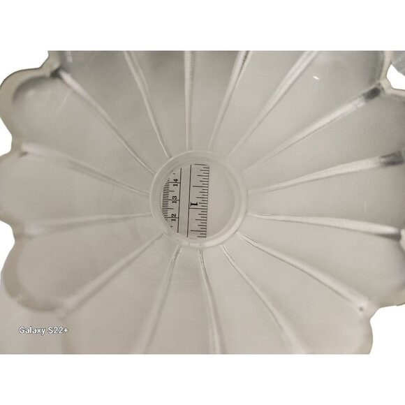 Lamp Bulb Cover, vintage frosted glass scalloped edge lamp shade replacement lig - Picture 14 of 16